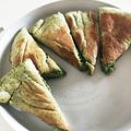 まんまるポッケ's cooksnap of when they made 朝食に！卵不使用☆ほうれん草ホットケーキ.