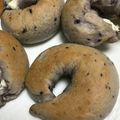 クックNC6XP0☆'s cooksnap of when they made ブルーベリーとクリームチーズのベーグル.