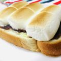 U☆kaoru's cooksnap of when they made マシュマロとあんこチーズのトースト.