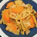 ゆうにゃん10's cooksnap of when they made れんこん・人参・豚肉の甘辛炒めさん♪.