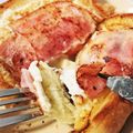 ちぇにゃん's cooksnap of when they made フライパンひとつで簡単ハムエッグトースト.
