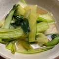 ぱんだ紀ぱんだ's cooksnap of when they made ☆簡単&早い☆チンゲン菜の塩にんにく炒め.