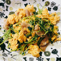 ここまり☆'s cooksnap of when they made ふわふわ卵と豚肉の豆苗炒め.
