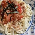 thanx's cooksnap of when they made 簡単！ランチ◎アレンジ♪トマトツナ素麺.