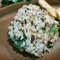 くまのっぽ's cooksnap of when they made しらすと塩昆布の和チャーハン.