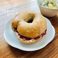 ねっちゃんっ's cooksnap of when they made 〖定番☆ブルーベリークリチベーグル〗.