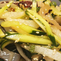 naki1227's cooksnap of when they made 【簡単】きゅうりとクラゲのさっぱりサラダ.