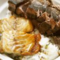 ＊実月＊'s cooksnap of when they made 簡単☆フライパンで焼き鯖寿司風どんぶり.