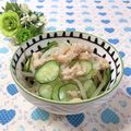 toraちゃん♪'s cooksnap of when they made もやしとキュウリに鶏肉の中華風酢の物.