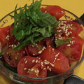 ゆみっち先生's cooksnap of when they made レンジで簡単！なすとトマトの和風マリネ.