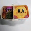 4panda's cooksnap of when they made 星のカービィ＊オムライス＊キャラ弁.