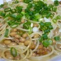 ぽぴぽぴ's cooksnap of when they made 簡単☆納豆パスタ～ほんだし風味～.