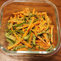 murasakii's cooksnap of when they made お弁当に☆ピーマンと人参のマヨ炒め.