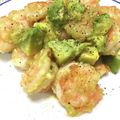 フジぽん's cooksnap of when they made アボカドと海老のマヨ醤油炒め.