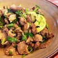 ちょこふみ's cooksnap of when they made 牛肉レモンパクチーいため.