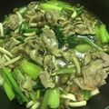きなりん＊'s cooksnap of when they made 小松菜としめじの豚バラ中華あんかけ丼.