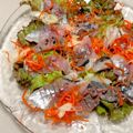 ルぴあ's cooksnap of when they made ハサミと骨抜きでかんたん鯵の3枚おろし.
