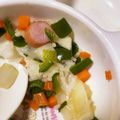 シャル菜's cooksnap of when they made 超簡単！ウインナー野菜丼☆.