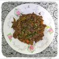 ＨＯ☆ＭＩ's cooksnap of when they made 冷凍可☆牛肉とピーマンのピリ辛炒め.