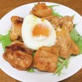 vabochan's cooksnap of when they made カフェランチ風てりてり鶏肉の温玉丼.