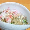 ｅｋ４'s cooksnap of when they made 海藻麺で✧水菜とカニカマのごま酢和え.