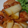 まな姫's cooksnap of when they made 鶏モモ肉と長ネギの照り焼き♡焼鳥気分♪♪.