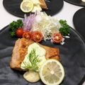 fujikoママ☆'s cooksnap of when they made サーモンのムニエル　ディルソース　.