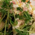 ꒰ঌ໒꒱'s cooksnap of when they made 豆苗とツナ、豆腐のサラダ.