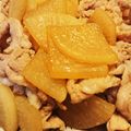 クックDYQYT4☆'s cooksnap of when they made 豚肉大根の炒め煮.