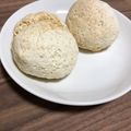 宅食さん夫妻's cooksnap of when they made 材料３つ★発酵なしの薄力粉パン♪.