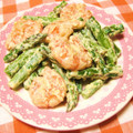 なっらー's cooksnap of when they made クリーミー＊エビとアスパラのマヨ炒め.
