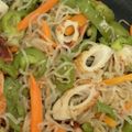 うさこママ★'s cooksnap of when they made お弁当☆竹輪ピーマン糸こん☆甘辛炒め煮丼.