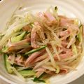 ベティ３'s cooksnap of when they made もやしとハムの中華サラダ.