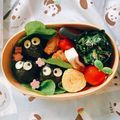 ooりずoo's cooksnap of when they made キャラ弁☆まっくろくろすけ・簡単おにぎり.
