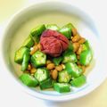 azbjbn's cooksnap of when they made さっぱり☆梅おくら納豆.