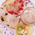 クックHG9V8Y☆'s cooksnap of when they made おひとりさまのチーズとジャムのトースト.