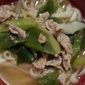 ヨシヨッシー's cooksnap of when they made 時短★簡単★豚バラねぎ塩うどん.