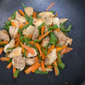 クックANLLO1☆'s cooksnap of when they made 簡単おかず☆鶏もも肉の甘辛炒め.