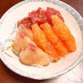 ステルトミチル's cooksnap of when they made 簡単✨安い刺身が漬けるだけ鮪漬け丼✨.
