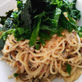 クックCNZGFQ☆'s cooksnap of when they made 麺つゆ梅マヨパスタ.