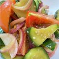 たぼたぼりん's cooksnap of when they made トマトとキュウリと紫玉ねぎのマリネ.