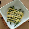 ラリー＆サラ's cooksnap of when they made ∮おくらのマヨガーリック焼き∮.