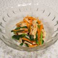 バカリャウ's cooksnap of when they made 簡単おつまみ♪ニラとささみのピリ辛ナムル.