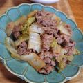 noaさん's cooksnap of when they made すき焼き風！ 牛肉と 白菜の 和風炒め！.