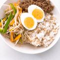 よめchan's cooksnap of when they made ビビンバ風そぼろ丼.