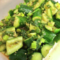 ムーヒツジ's cooksnap of when they made よだれ鶏のたれと胡瓜で！たたききゅうり。.