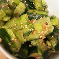 あん♡m's cooksnap of when they made きゅうりのたたき。ごま油風味.