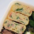 tamago大好き's cooksnap of when they made お弁当用 カニかま入り玉子焼き.