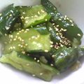トクライ's cooksnap of when they made 叩きキュウリの胡麻醤油和え.