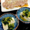 ルぴあ's cooksnap of when they made 冷やっこ☆大根の葉のおかか和え.